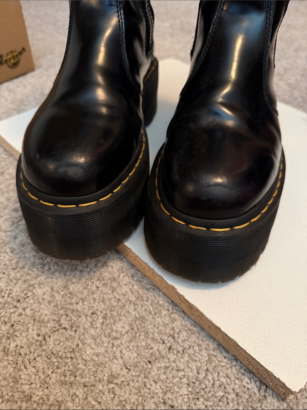 Dr. Martens platform patent leather boots - Picture 4 of 5